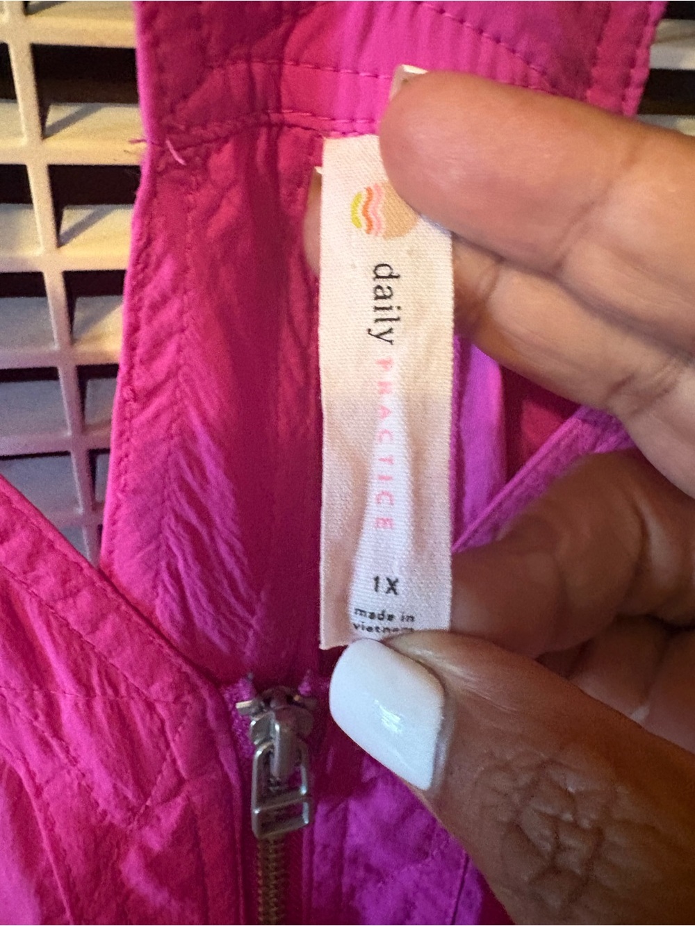 Anthropologie Daily Practice Bright Orchid (Pink) 1X Free Fall Dress - Picture 4 of 5